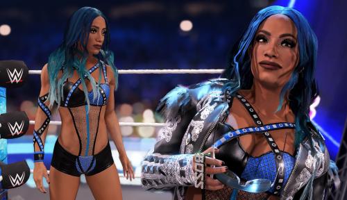 Sasha Banks living the gimmick in Louis Vuitton gear : r/SquaredCircle