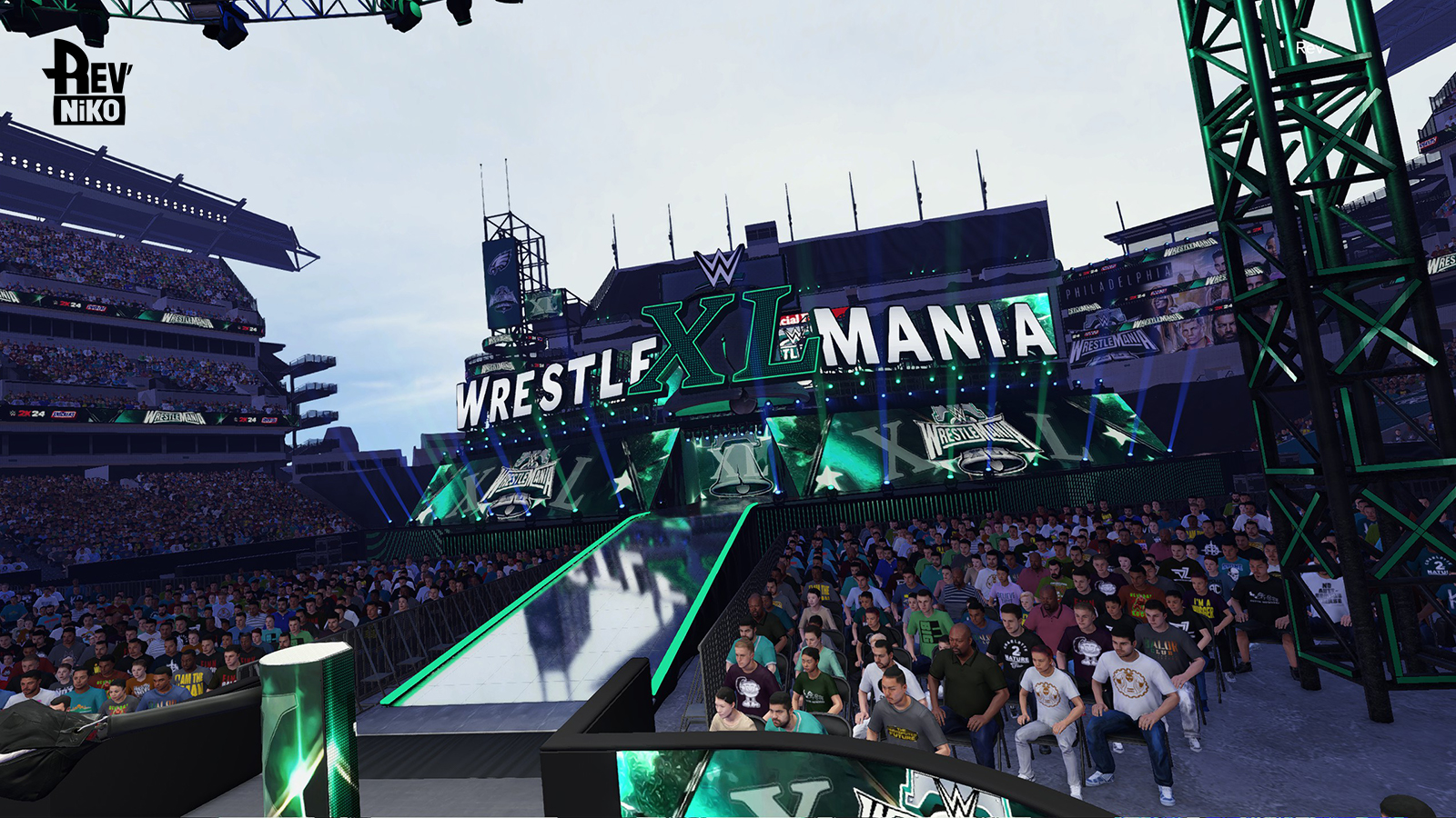 WRESTLEMANIA 40 STAGE CONCEPT FOR WWE 2K23