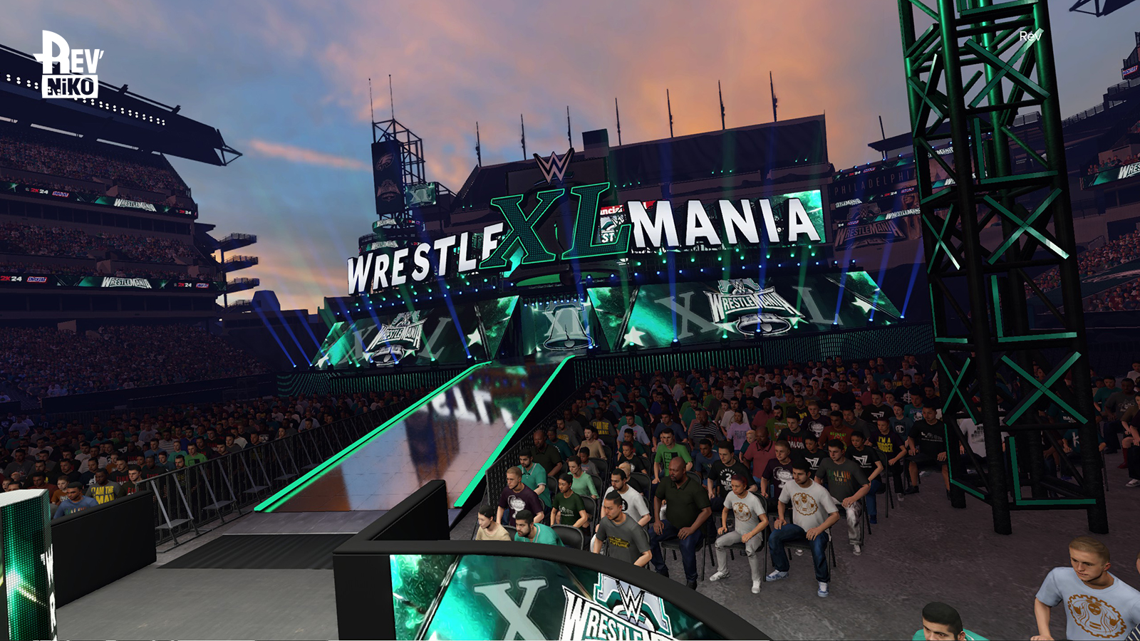 WRESTLEMANIA 40 STAGE CONCEPT FOR WWE 2K23