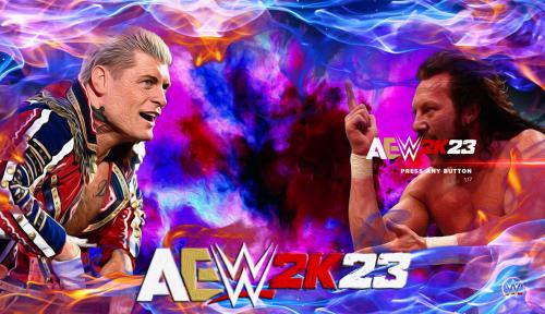 Aew menu theme mod #wwe2k22 #aew #Theme #mod #fyp #foryoupage #fypage