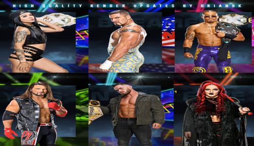 EDGE RENDER 2020  WWE 2K22 PROMO ROSTER PNG by antonpatser on