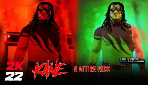 JoeMashups' 2K19 Kane Mod vs WWE 2K22 Kane : r/WWEGames