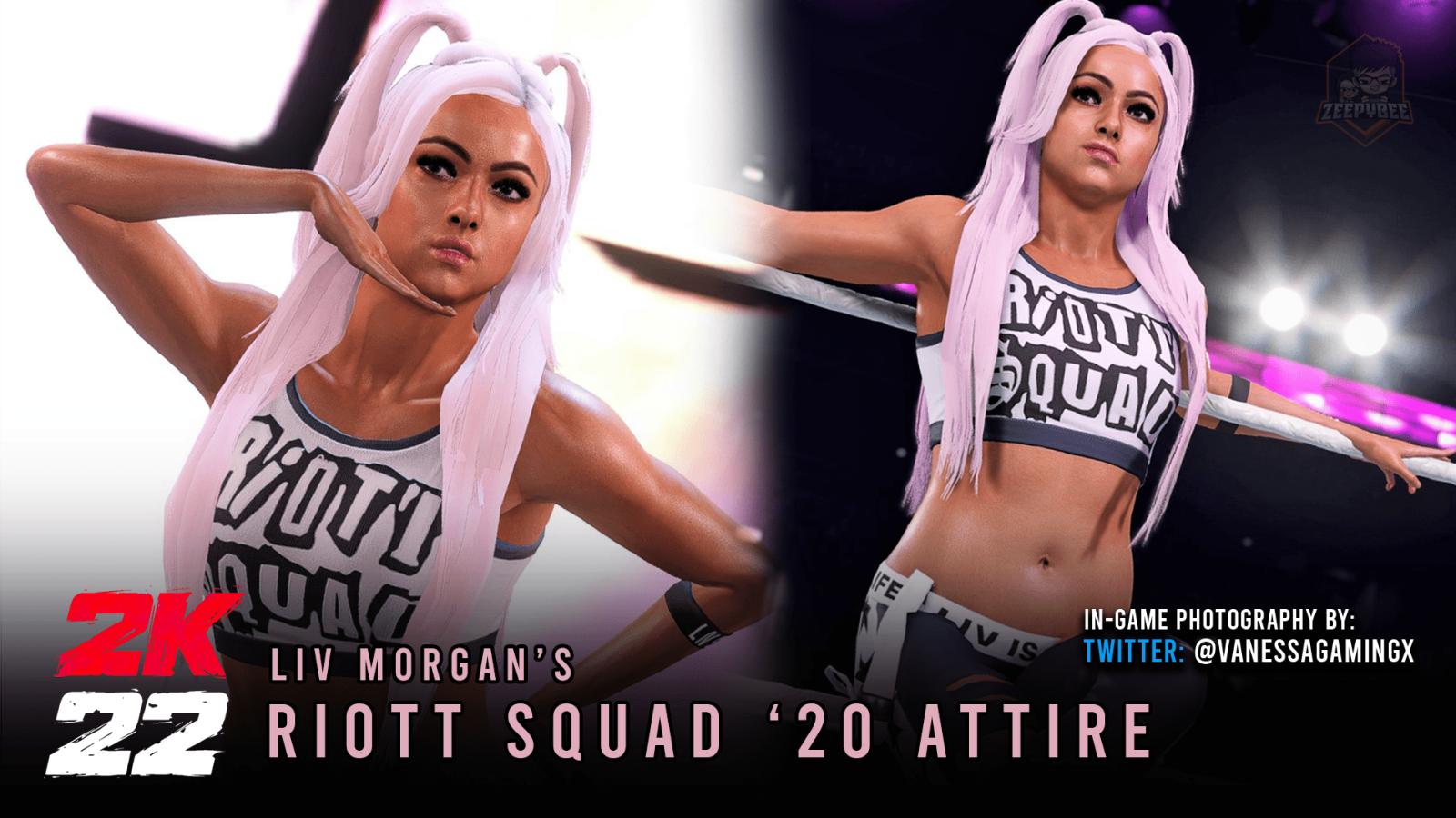 WWE 2K22 Liv Morgan MOD.